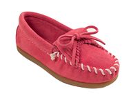 CHILDREN KILTY suede hot pink