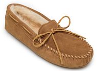 SHEEPSKIN SOFTSOLE MOCCASIN golden tan