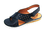 SANDALETTE GELOCHT W creste navy